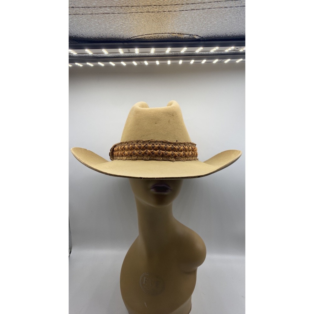 Vintage Resistol Self Conforming Cowboy Western Hat 6 7/8